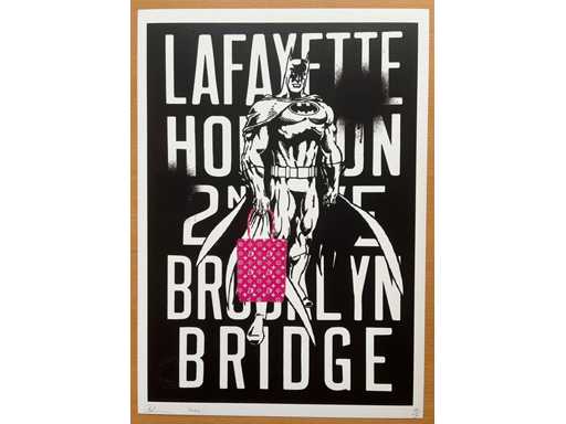 DEATH NYC : Batman with Vuitton Bag