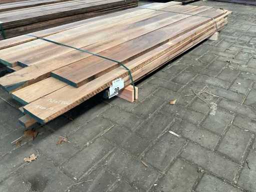 Amerikaans Noten planken voorgeschaafd op  23 mm ca. 0,3 m³