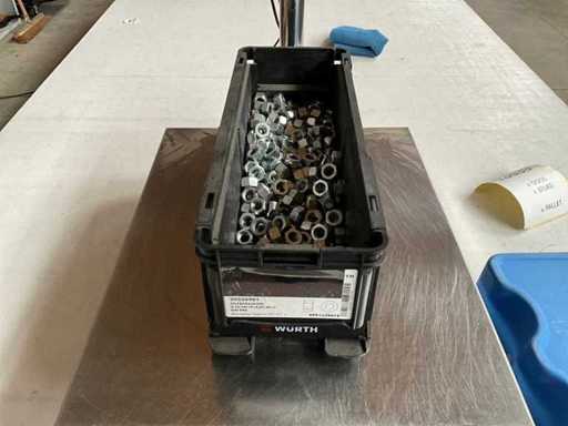 Écrou auto-verrouillant Würth 8,81 kg M12 dans boîte empilable