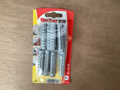 Fischer 90890 nylon plug 10 x 50 blister 10 stuks (85x)