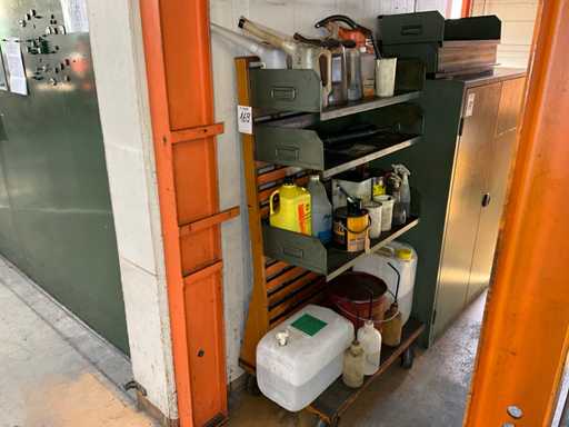 C?rucior de scule cu casete cu cârlig