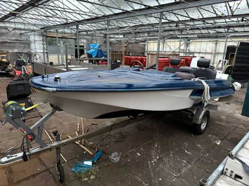 Vega 410 Speedboot met 35pk Evinrude motor + Trailer