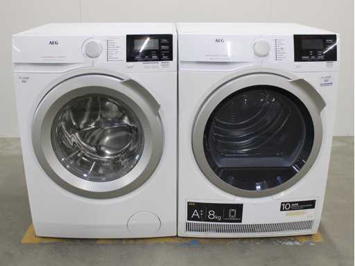 Seria AEG 6000 | Pralka Lavamat ProSense Technology & seria AEG 8000 | Suszarka bębnowa Lavatherm AbsoluteCare System
