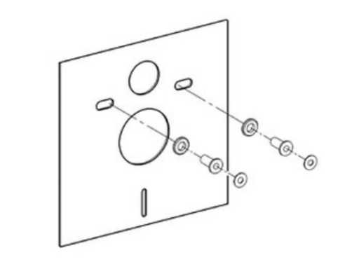 Grohe 37 131 000 Ensemble d’isolation phonique (20x)