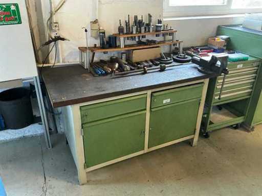 Stół warsztatowy z występkami