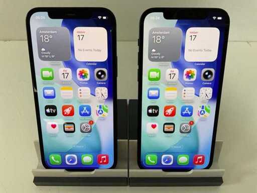Apple iPhone 12 - 64GB - Schwarz (2x)