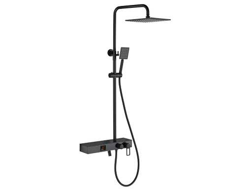 Douche à effet pluie en saillie Mawialux - affichage numérique