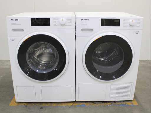 Miele W1 Selection PowerWash & TwinDos Waschmaschine & Miele T1 Selection EcoSpeed Trockner