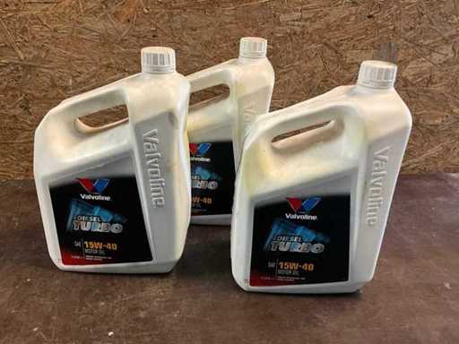 Valvoline Diesel Turbo 15W-40 5 Liter (3x)