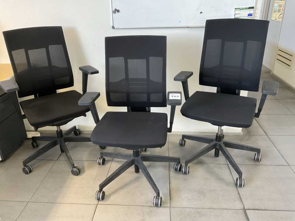 Krzesła biurowe Profim Xenon Net (3x)