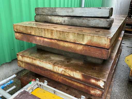 Matériau de ballast / plaques de machine environ 10T