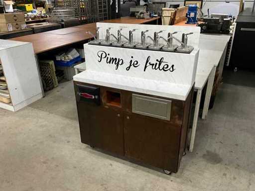 Buffet de sauce mobile