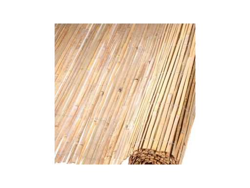 Nature - Bamboemat - tuinscherm - 1 x 5m - afscherming