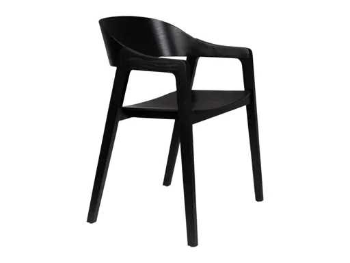 Dutchbone Westlake Esszimmerstuhl schwarz (2x)