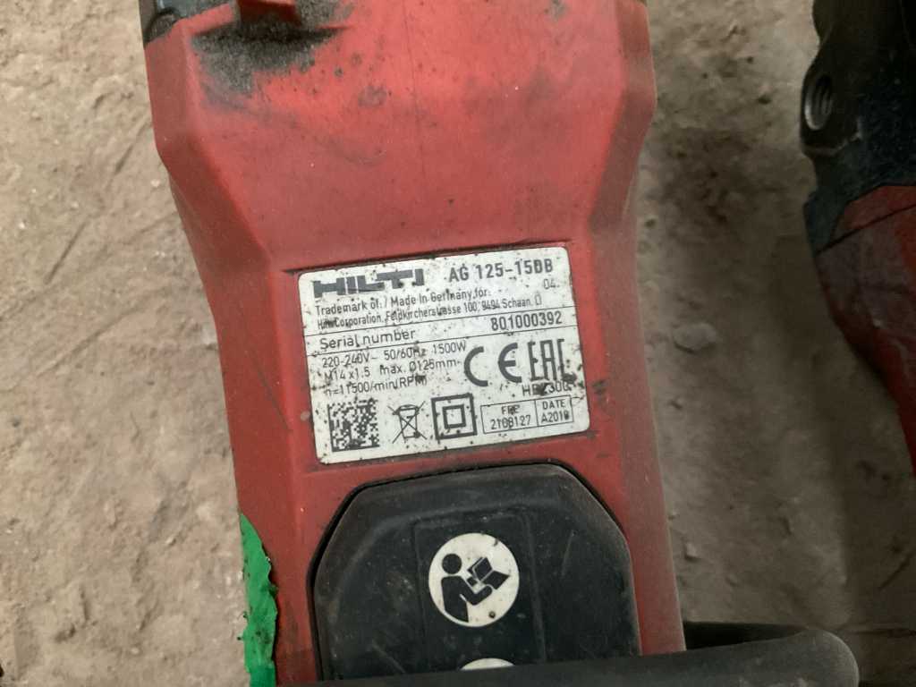 Hilti ag 125 hot sale
