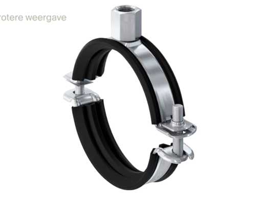 Fischer Pipe clamp universale FRS-L 12 - 15 M8/M10 (175x)