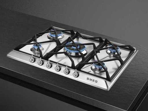 SMEG Victoria Gas Kookplaat mist branderkelk en kop sr975xghbn