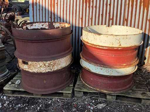 Spindle Double wheel rim (4x)