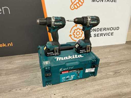 Makita DDF484 Burghiu (2x)