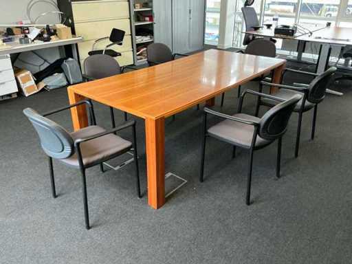 Meeting table + 6 chairs