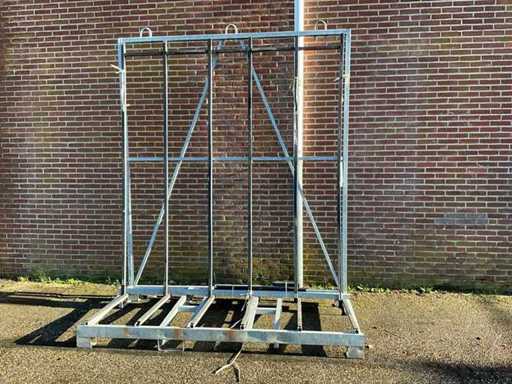 Cadru cadru 240x120x295cm cu ochi de ridicare și sănii pentru stivuitor