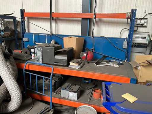 Grote zware metalen werkbank