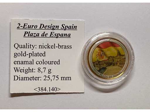 2 Euro Spanje Plaza de España