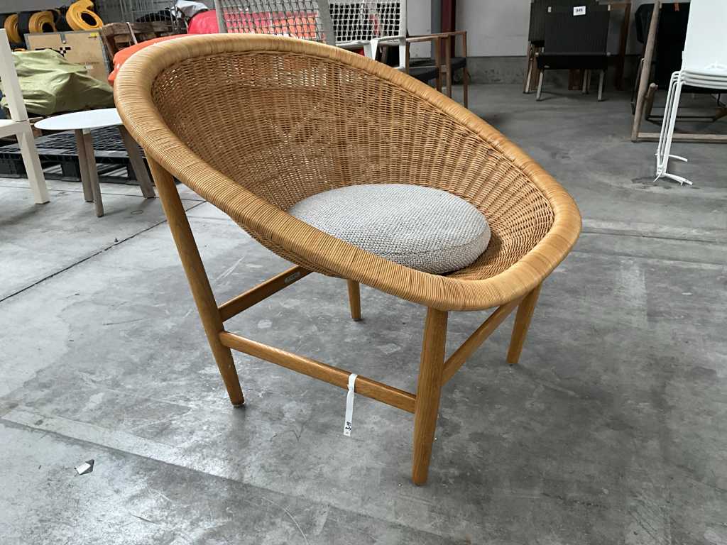 Designer armchair KETTAL Basket