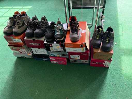 Mixed lot of various work shoes/safety shoes (61x)