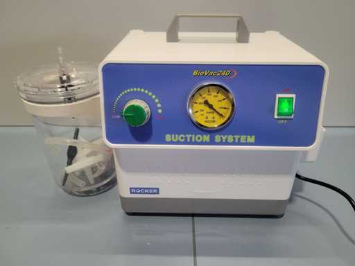 ROCKER - BIOVAC 240 - Portable suction system, vacuum pump