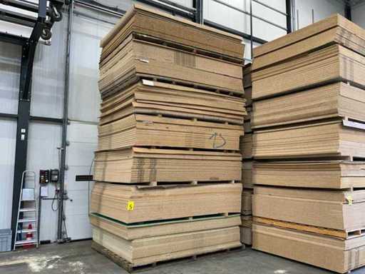 Decoratie spaanplaat ca. 27m3