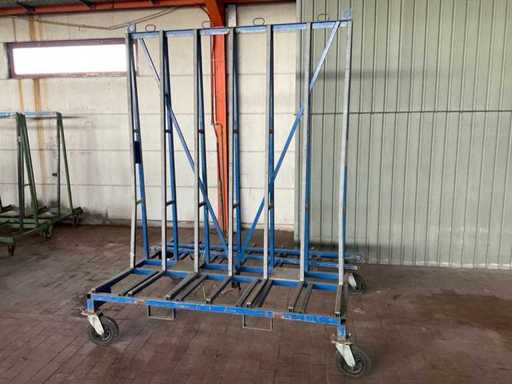 Double-sided transport cart