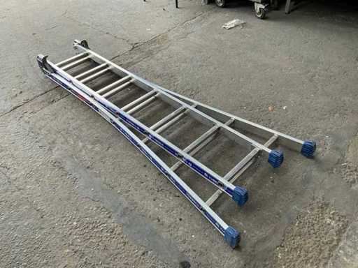 Tubesca 2x7 Aluminium Schuifladder