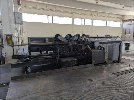 Double tube cutting machine with deburring machine BEWO DCH76