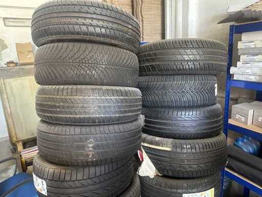 Lot of car tires