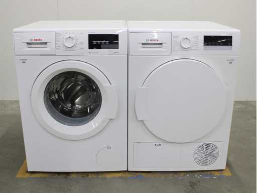 Bosch Series|6 VarioPerfect EcoSilence Drive Washing Machine & Bosch Series|4 Dryer