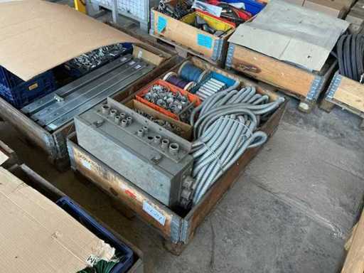Paleta materiałów instalacyjnych elektrycznych