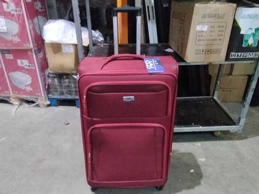 Geant? de c?l?torie XXL cu încuietoare ?i ro?i.