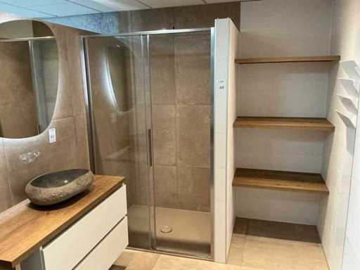 Bette Shower Tray with Shower Wall