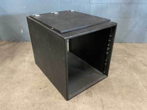 Portapacchi 12U 19" con coperchio ribaltabile
