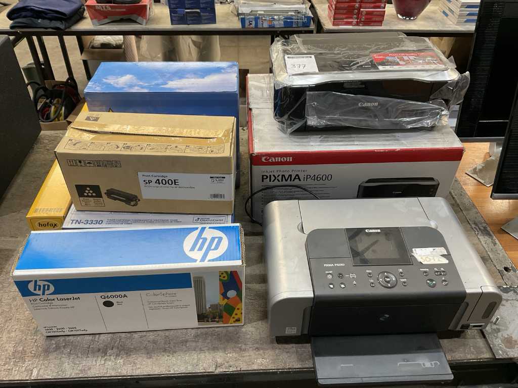 HP, Hofax, tonere și imprimante Canon (9x)