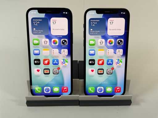 Apple iPhone 12 - 128 GB - Black (2x)