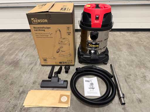 Aspirapolvere da costruzione bagnato/secco 30 litri