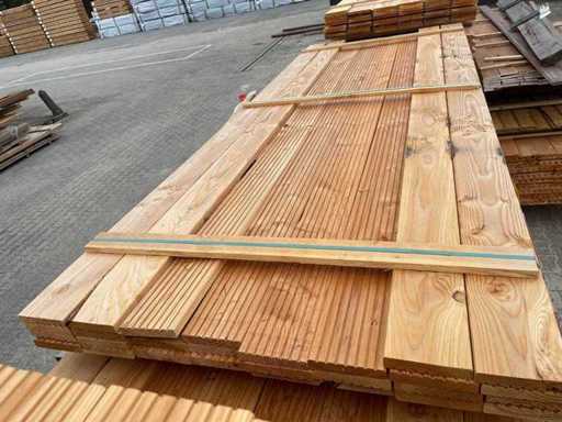 Panneaux de terrasse Douglas 3000x140x25mm (28x)