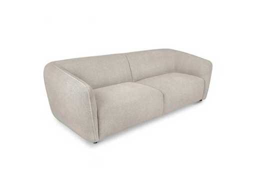fonQ - Canapea moale cu 3 locuri - Natural Melange - Set de canapele