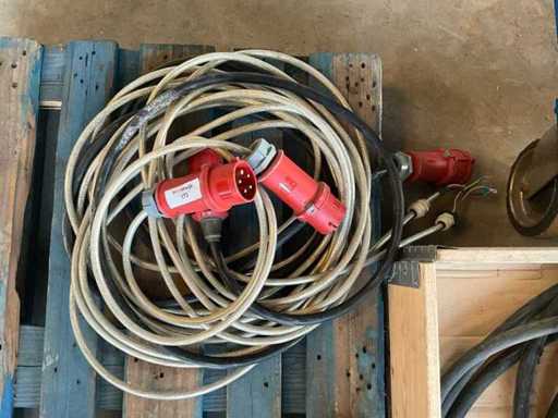Cabluri de alimentare: 2x10mtr, 1x5mtr, v.v. 16A