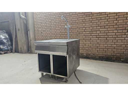   Stainless steel table