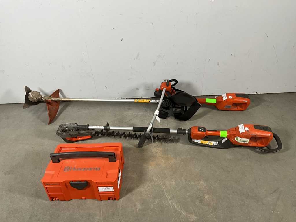 Husqvarna garden tools incl. Battery pack (2 batteries with charger)