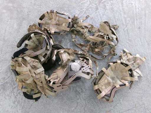 Lot Revision of helmet components, used (U3)