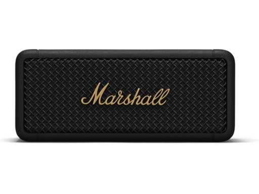 Marshall Emberton - Kabelloser Lautsprecher - Schwarz und Messing